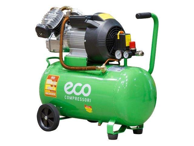 компрессор eco ae-502-3 коаксиальный (440 л/мин, 8 атм, коаксиальный, масляный, ресив. 50 л, 220 в, 2.20 квт) от BTSprom.by