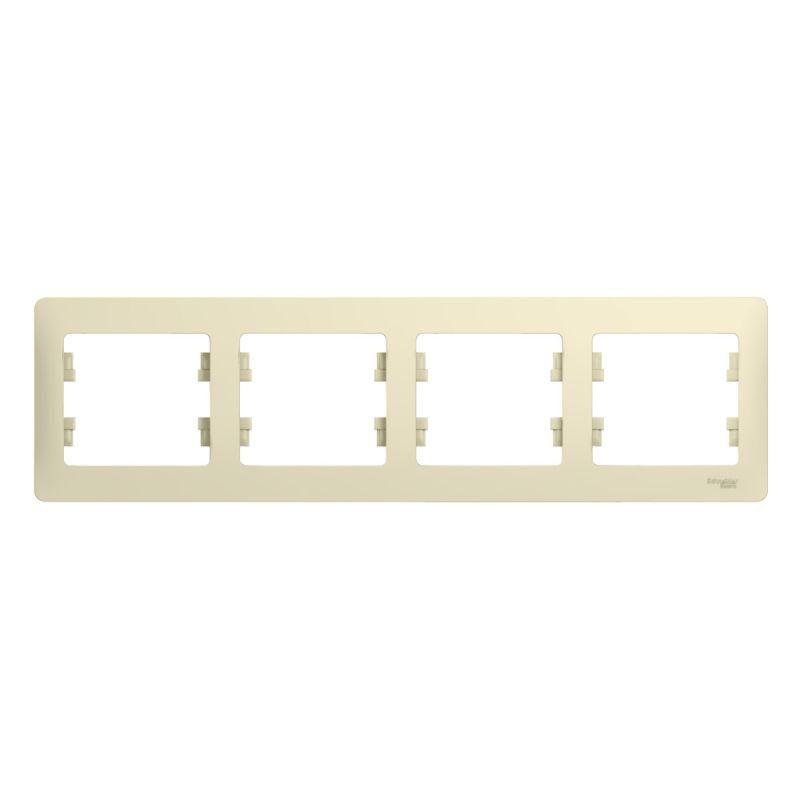 рамка 4-м glossa горизонт. беж. se gsl000204 от BTSprom.by