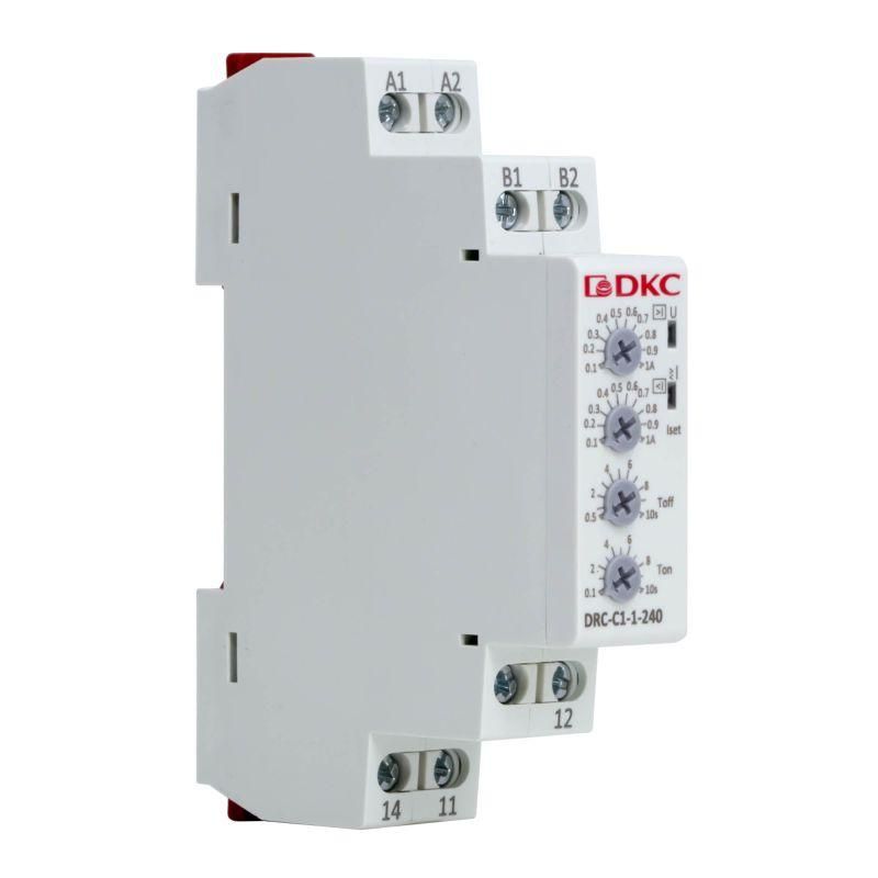 реле контроля тока тип drc 0.1-1а конфигурация контакта 1co 24-240 ac/dc dkc drc-c1-1-240 от BTSprom.by