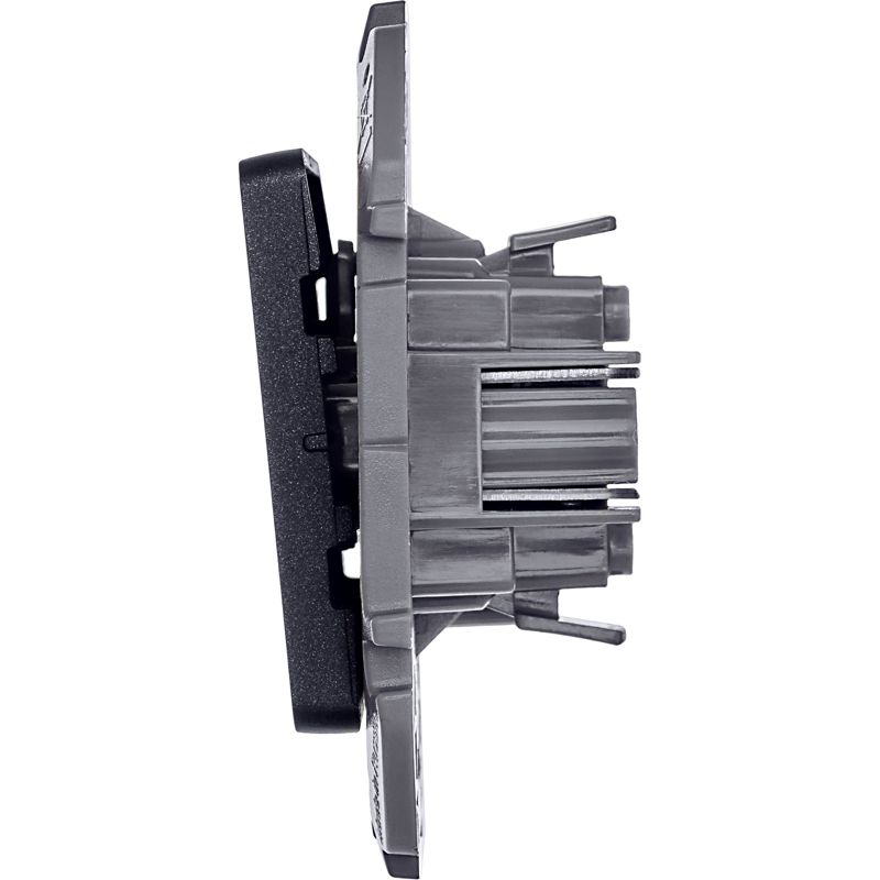  Переключатель 1-кл. Inspiria 10А IP20 250В 10AX механизм антрацит IEK 673653 фото в каталоге от BTSprom.by