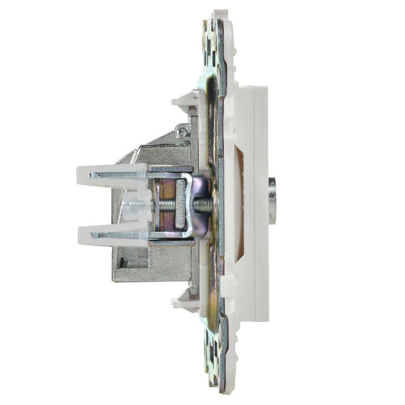  Розетка TV оконечная SKANDY SK-A12W арктич. бел. IEK SK-A10-O-K01 фото в каталоге от BTSprom.by