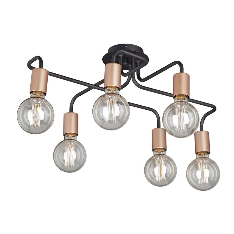 люстра 6хe27 макс. 60вт vitaluce v4560-1/6pl от BTSprom.by