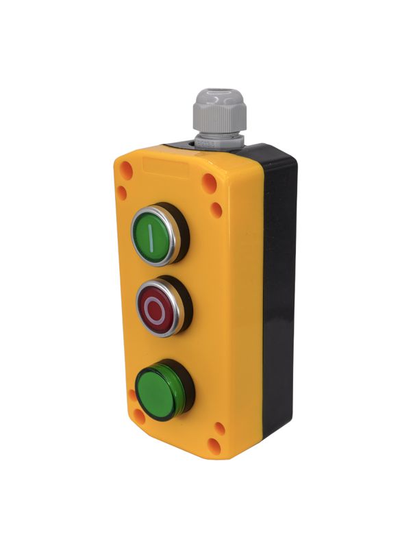 пост управления пку-22-33v1m-65у1 1 цилиндр "i" но зел.; 1 цилиндр "o" нз красн.; лампа зел. 220в ac ip65 электротехник et526988 от BTSprom.by