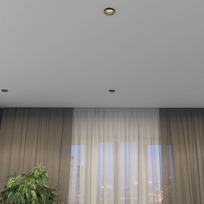  Светильник 50Вт GU10 IP20 встраив. алюм. черн. DENKIRS 680439 фото в каталоге от BTSprom.by