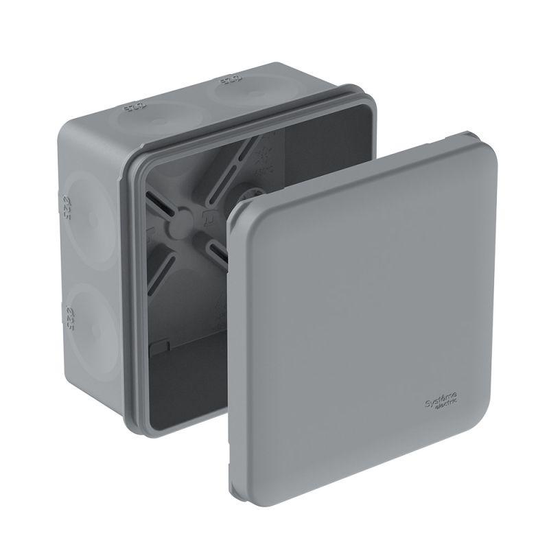 коробка распределительная multibox ip66 85х85х42 diy (со стикером) сер. se imt351971 от BTSprom.by