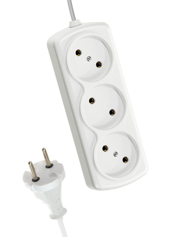 удлинитель 3х1.5м 6а ip20 шввп 2х0.75 космос yksm1.5m-3g(6a)e от BTSprom.by
