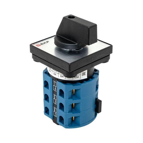  Переключатель кулачковый ПК-1-102 2п 25А "0-1-2-3" EKF pk-1-102-25 фото в каталоге от BTSprom.by