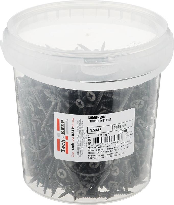 саморез шсгм 3.5х32 (уп.1000шт) tech-krep/zitar 100091 от BTSprom.by