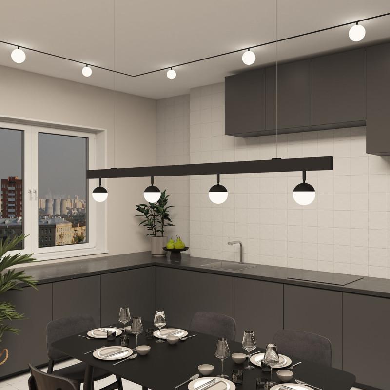  Светильник SMART MOON 5Вт 3000К-6000К 130мм DIM рассеивающий акрил черн. DENKIRS 717192 фото в каталоге от BTSprom.by