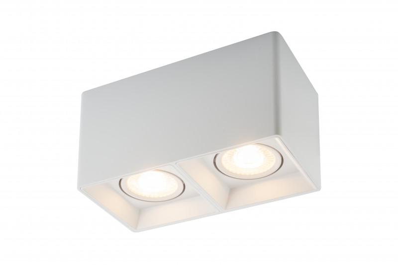  Светильник 10Вт GU5.3 IP20 LED накладной пластик бел. DENKIRS 628023 фото в каталоге от BTSprom.by