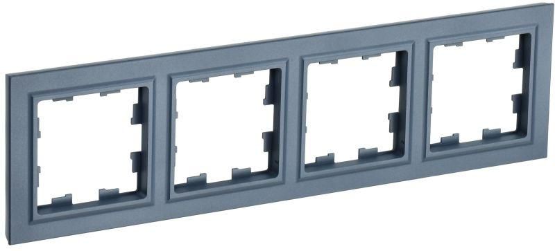 рамка 4-м brite ру-4-брм маренго iek br-m42-k35 от BTSprom.by