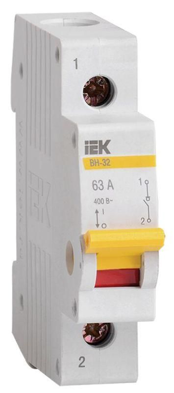 выключатель нагрузки вн-32 63а/1п iek mnv10-1-063 от BTSprom.by