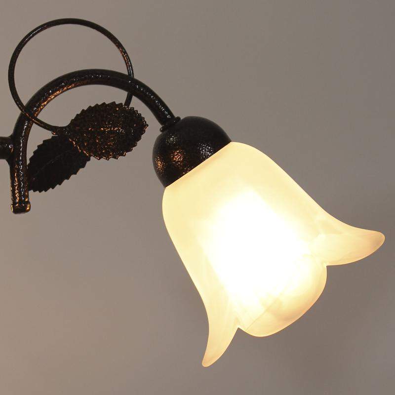 светильник "мотив" 131 (плафон ландыш) нсб 01-3х60-119 е14 [им] потолочн. медь ант. элетех 1005405115 от BTSprom.by