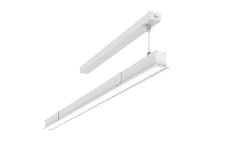 светильник светодиодный angusta intus 1766х50х65 61вт 4000к ip40 встраив. аварийный автономный постоянного действия ral9003 бел. рассеив. опал varton v1-r0-0x243-10a00-4006140 от BTSprom.by