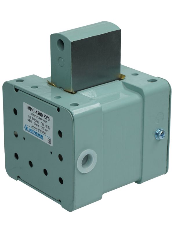 электромагнит мис-4200 еу3 127в толкающее исполнение пв 100% ip20 с жесткими выводами электротехник et516856 от BTSprom.by