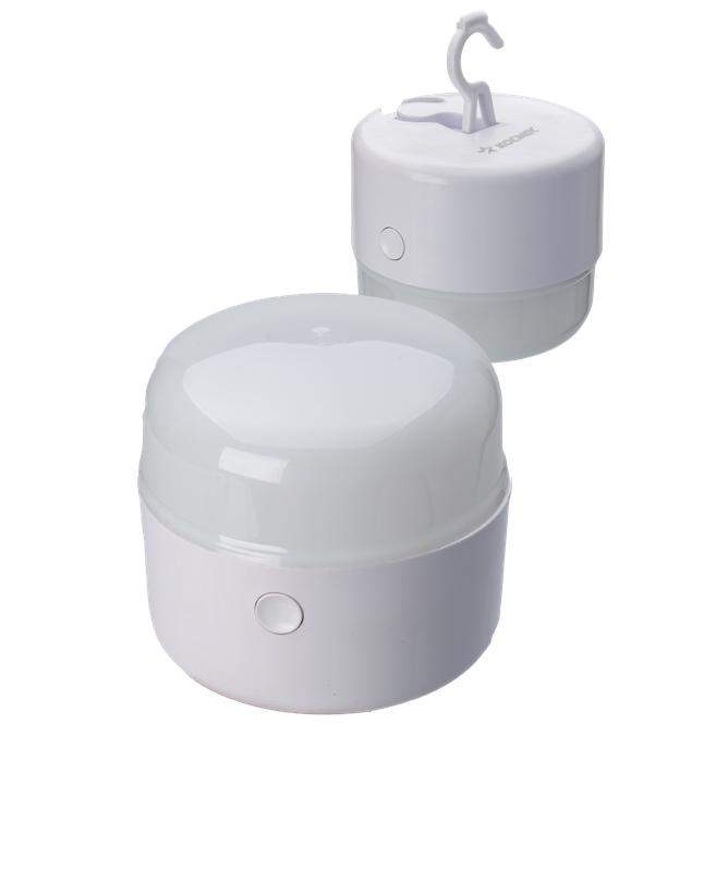 фонарь аккумуляторный кемпинговый походный 3вт smd led li-ion 18650 800ма.ч корпус abs-пластик usb-шнур type c складной крючок для подвешивания матовый рассеиватель космос koc613lit от BTSprom.by