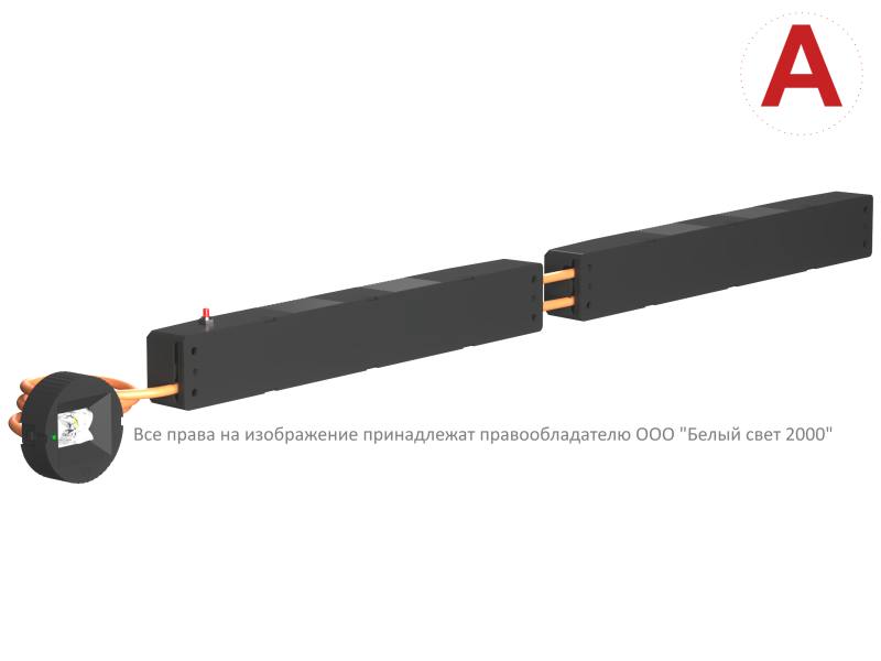  Светильник аварийный BS-OKO-83-L2-INEXI2 Black Белый свет a18694 фото в каталоге от BTSprom.by