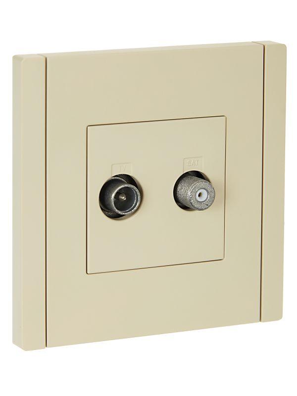 розетка 2-м tv+sat forte&piano fp438 ваниль iek fp-af20-o-k10 от BTSprom.by