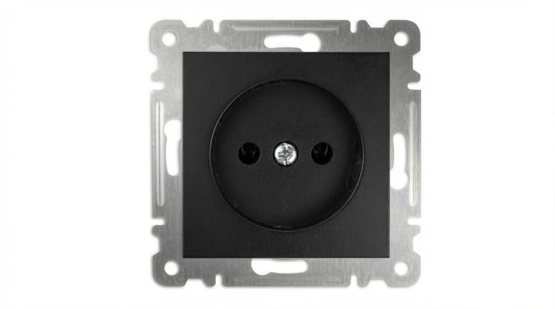 розетка 1-м без заземл. сп 16а ip20 250в механизм karea черн. makel 57054022 от BTSprom.by