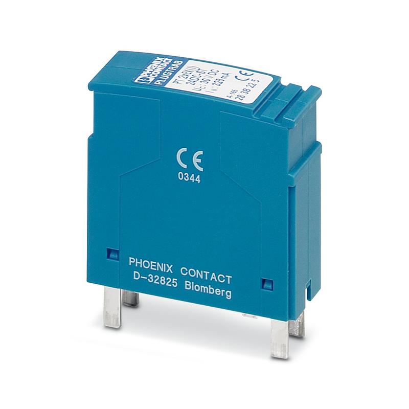 модуль штекерный для защиты от перенапряжений pt 2xex(i)-24dc-st phoenix contact 2838225 от BTSprom.by