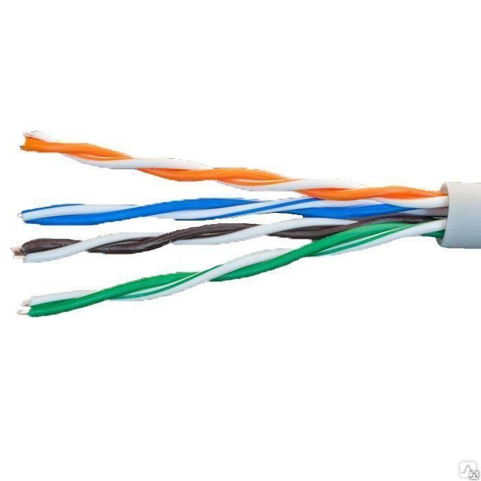 кабель витая пара u/utp кат.5e 4х2х24awg solid cca pvc сер. (м) net.on 01-0302 от BTSprom.by