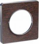  Рамка 1-м Odace дерево венге SchE S53P802P фото в каталоге от BTSprom.by