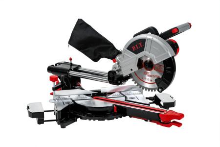 пила торцовочная электрич. 2000вт 255мм 3200/4500об/мин протяжка дерево/металл p.i.t. pcm255-c3 от BTSprom.by