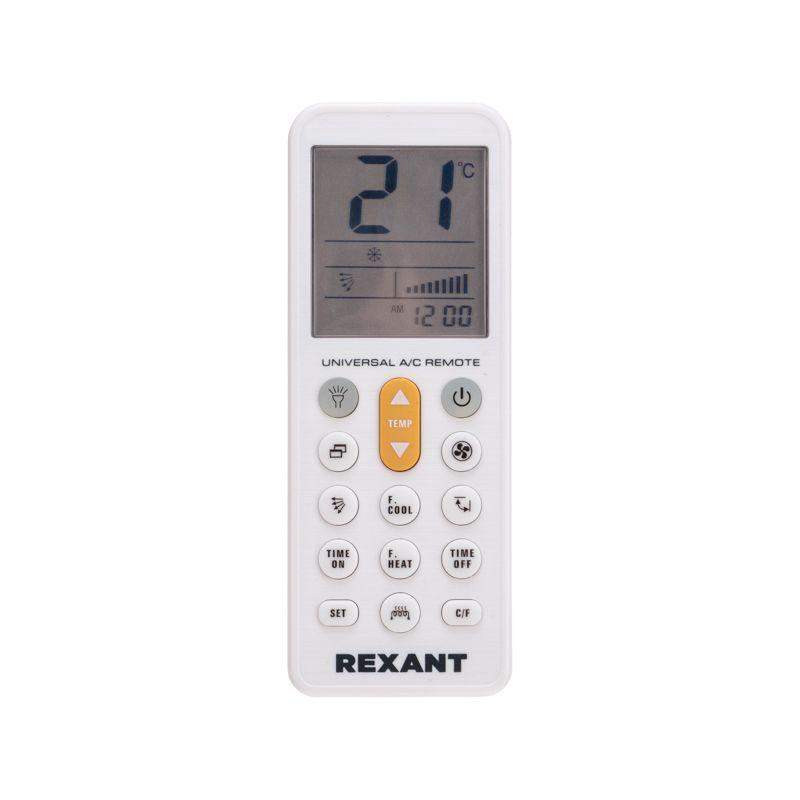 пульт универсальный для кондиционеров (rx-102aii) rexant 38-0105 от BTSprom.by