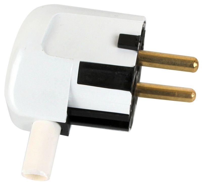 вилка 16а угловая с/з модель в 16-002 sb2-pz1 бел. volsten 14440 от BTSprom.by