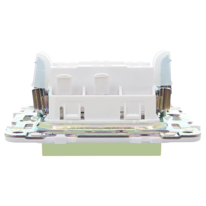  Выключатель перекрестный 1-кл. SKANDY 10А SK-V03G мятный IEK SK-V13-0-10-K06 фото в каталоге от BTSprom.by