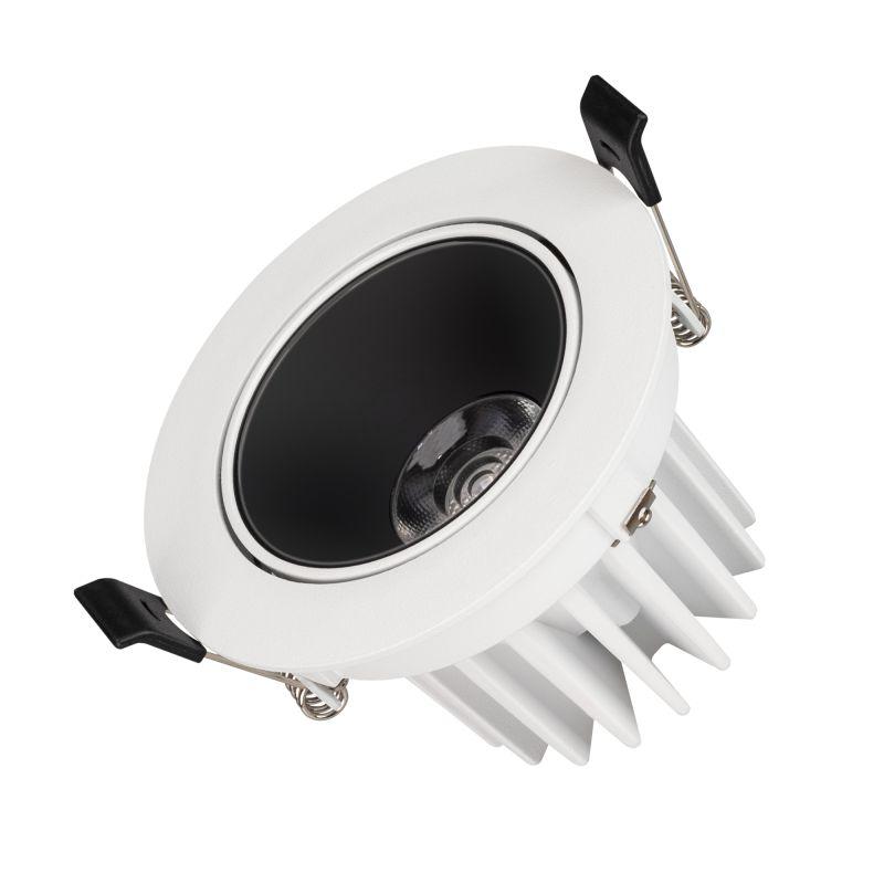 светильник светодиодный ms-forecast-built-turn-r102-12w day4000 (wh-bk 32 deg 230в) ip20 металл arlight 033659(1) от BTSprom.by