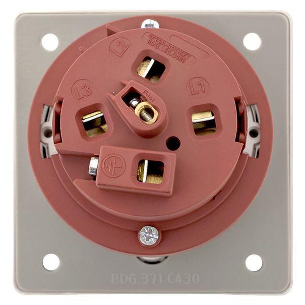  Розетка стационарная внутренняя угловая 4342 3Р+РЕ 63А 380В IP67 PROxima EKF ps-4342-63-380 фото в каталоге от BTSprom.by