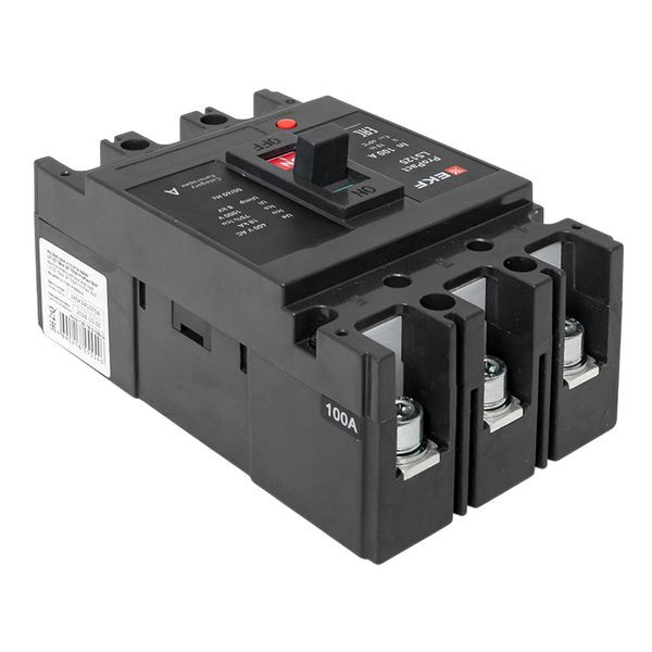  Выключатель автоматический LS125 18кА 3P 100А ProPact EKF mccb-125-18-3-100-ls фото в каталоге от BTSprom.by