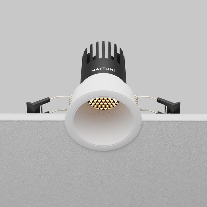  Светильник Dip 10Вт 2700К 50град. встраив. Maytoni DL116-10W-2.7K-W фото в каталоге от BTSprom.by