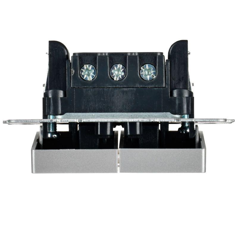  Выключатель 2-кл. BRITE 10А ВС10-2-9-БрА для отелей с индик. механизм алюм. IEK BR-V20-2-10-K47 фото в каталоге от BTSprom.by