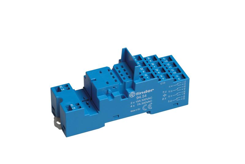 розетка для реле 55.32 55.34 таймера 85.02 с метал. клипсой finder 9454sma от BTSprom.by