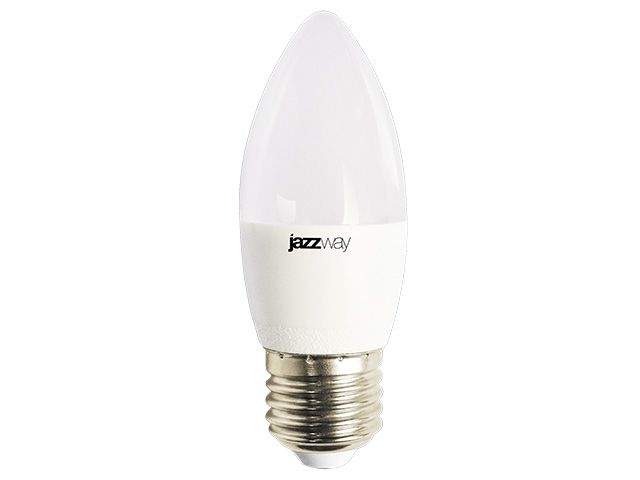 лампа светодиодная pled-lx 8вт c37 свеча 4000к нейтр. бел. e27 pro jazzway 5025288 от BTSprom.by