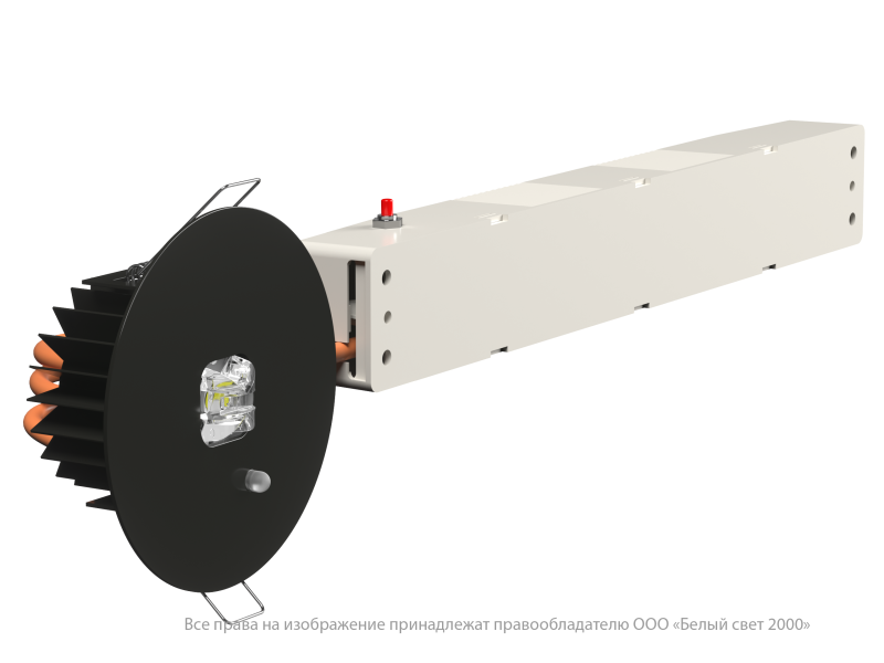  Светильник аварийный BS-RADAR-81-L2-INEXI3 Black Белый свет a23702 фото в каталоге от BTSprom.by