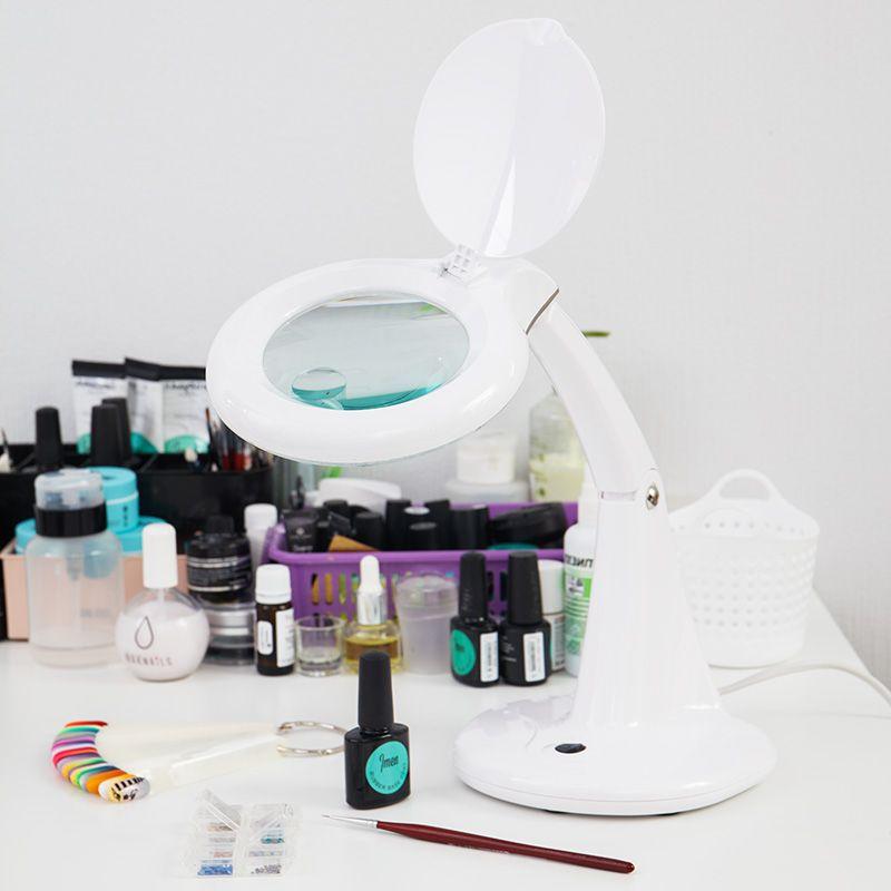  Лупа настольная 3D+12D с подсветкой 40 SMD LED d100мм бел. Rexant 31-0243 фото в каталоге от BTSprom.by