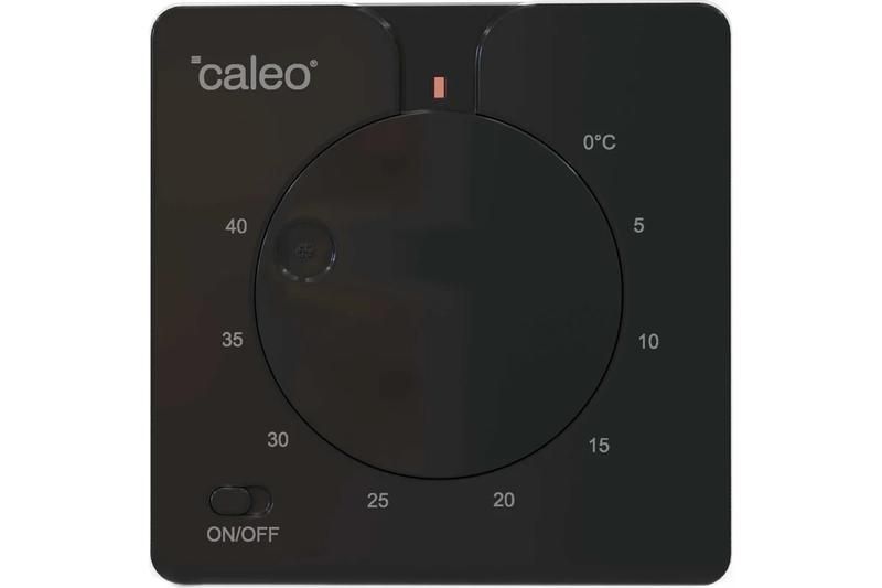 терморегулятор c430 black встраиваемый аналоговый 3.5квт caleo 0к-00000791 от BTSprom.by