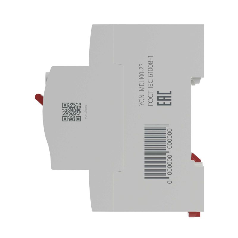  Выключатель дифференциального тока (УЗО) 2п (1P+N) 25А 10мА тип AC MDL100 YON MDL100-2P1-25-AC фото в каталоге от BTSprom.by