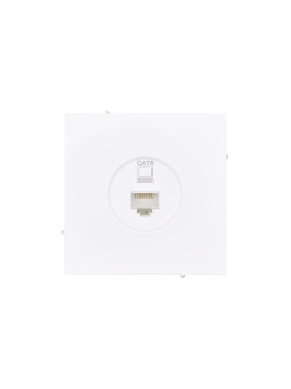 розетка компьютерная 1-м сп estet ip20 кат.6 механизм бел. lezard 745-0288-140 от BTSprom.by