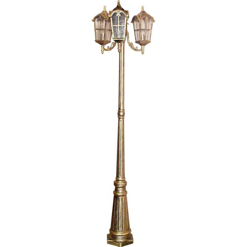 светильник садово-парковый 3х60вт 230в e27 черн. зол. pl110 feron 11302 от BTSprom.by