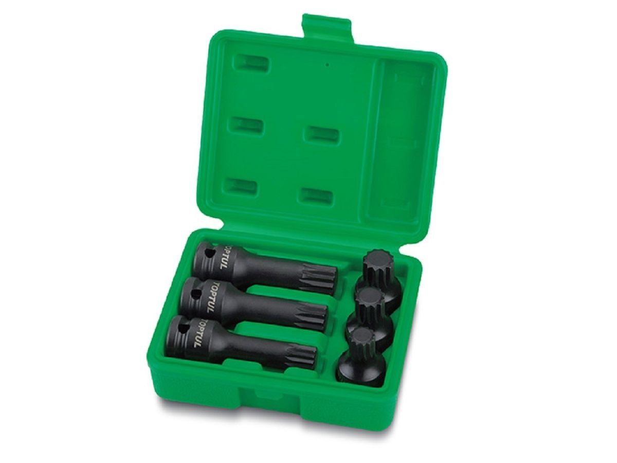 набор головок ударн. 1/2" spline m14-m18 6шт. toptul gdai0601 от BTSprom.by