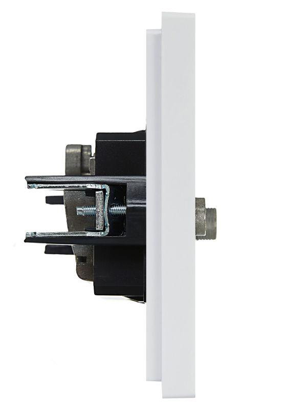  Розетка 2-м TV+SAT FORTE&PIANO FP238 бел. IEK FP-AF20-O-K01 фото в каталоге от BTSprom.by