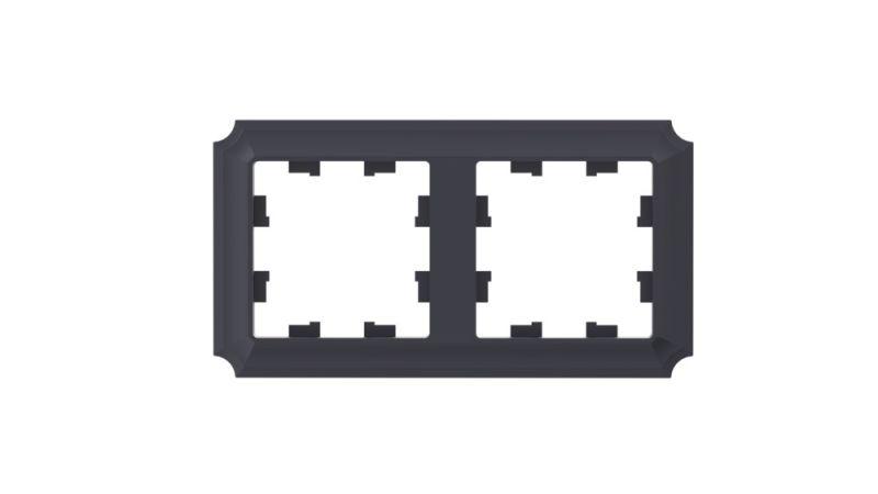 рамка 2-м atlasdesign antique универс. карбон se atn101002 от BTSprom.by