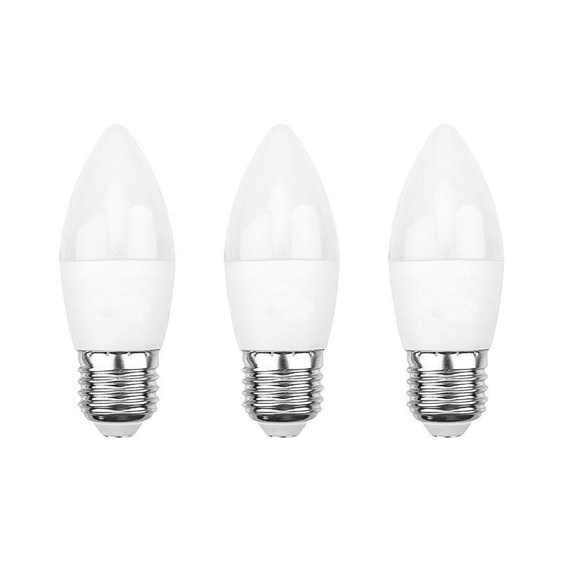 лампа светодиодная 9.5вт cn свеча 6500к e27 903лм (уп.3шт) rexant 604-204-3 от BTSprom.by