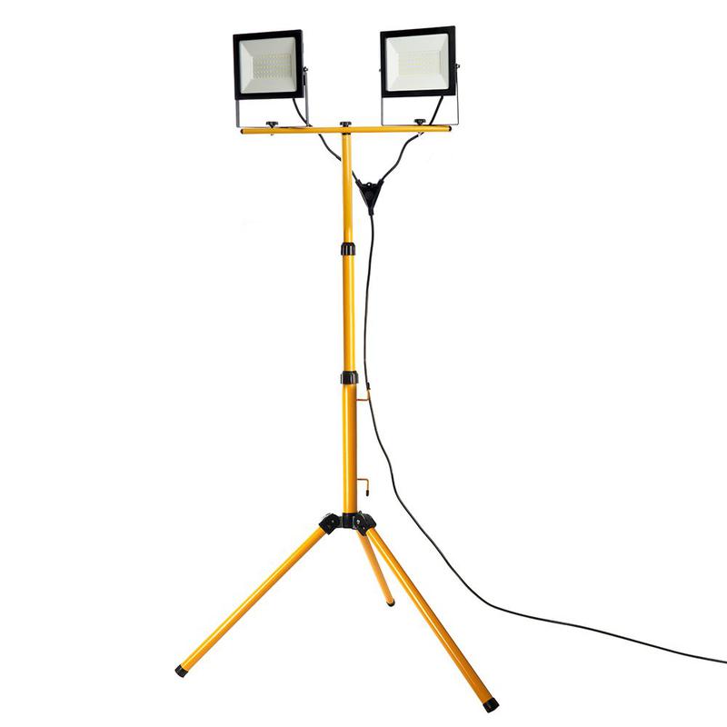 прожектор на штативе 2х70вт 6400к 230в черн. ip65 ll-504 feron 41544 от BTSprom.by