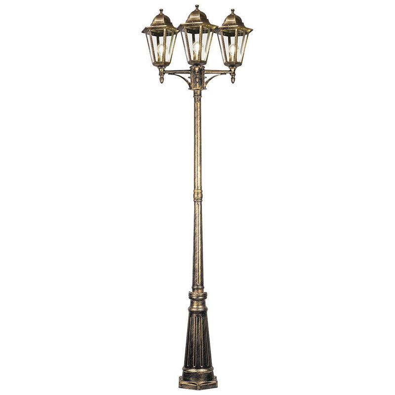 светильник садово-парковый 3х100вт 230в e27 черн. зол. 6215/pl6215 feron 11208 от BTSprom.by