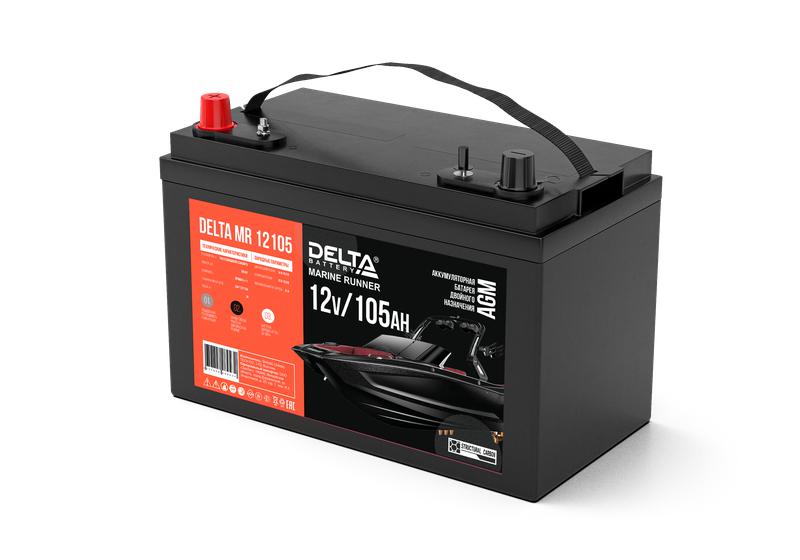 аккумулятор двойного назначения 12в 105а.ч mr 12105 delta 3401010500002 от BTSprom.by